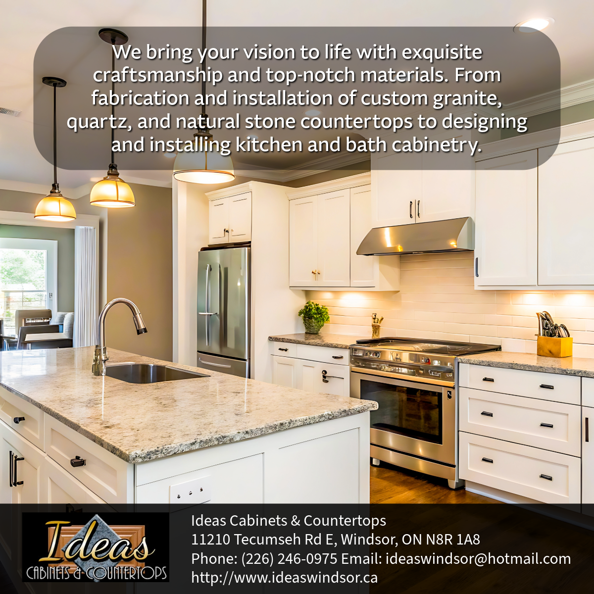 Discover the top kitchen cabinet design trends for 2026 with Ideas Cabinets & Countertops in Windsor.