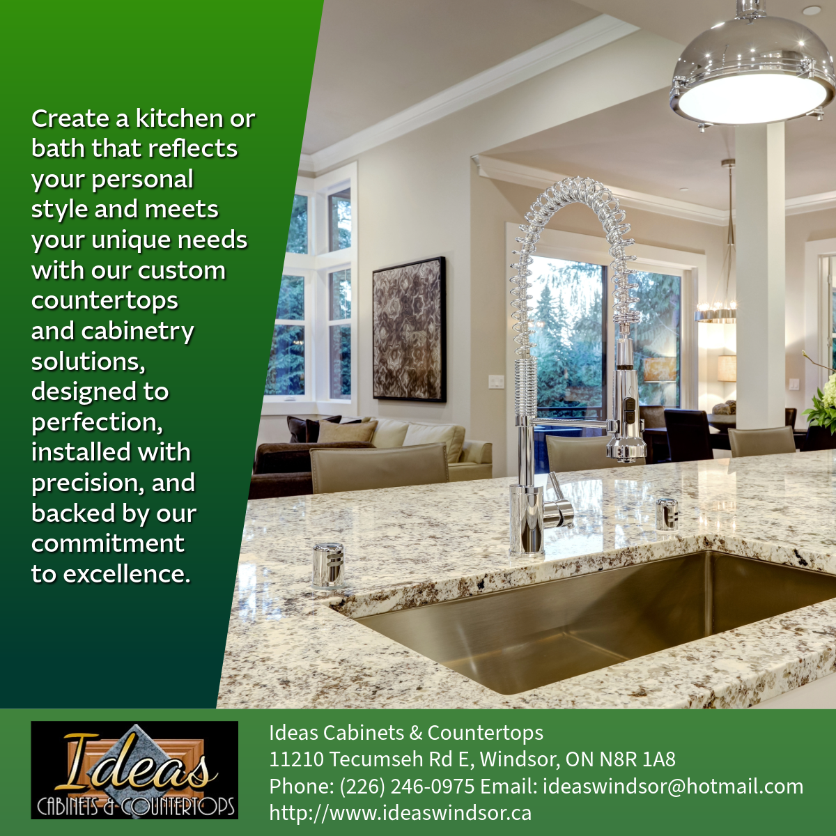 Learn how custom cabinets and countertops can elevate your Windsor home with premium craftsmanship and stunning design.